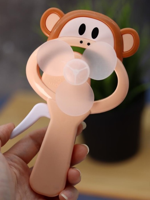 Портативный механический ручной вентилятор «Monkey» (14,5х7,5х4 см), mix 