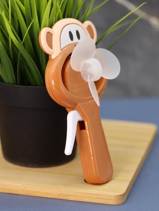 Портативный механический ручной вентилятор «Monkey» (14,5х7,5х4 см), mix 