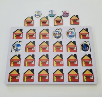 Игра-пазл "Мемо" Транспорт