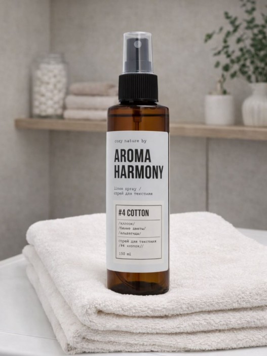 Ароматический спрей для текстиля №4 ХЛОПОК, 150 мл 