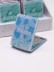 Зеркало раскладное &quot;Zoo print&quot;, голубое, 8*6 см 