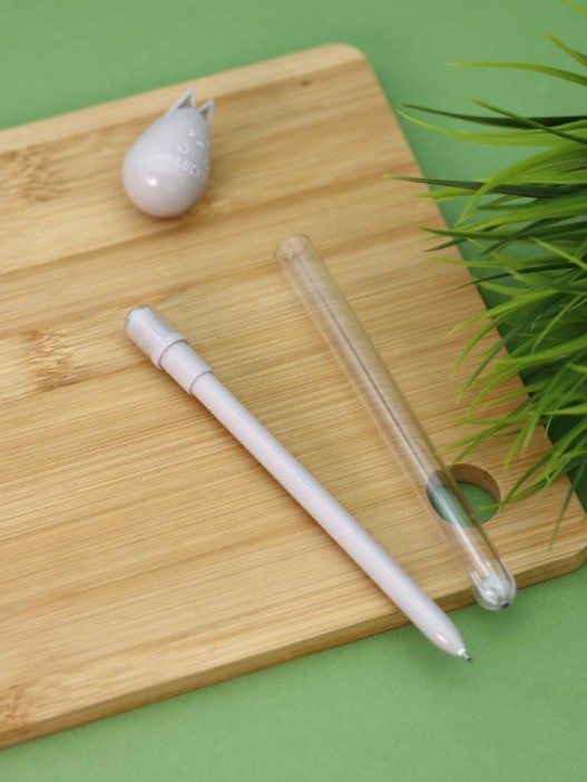 Ручка с магнитной насадкой &quot;Lucky kitten&quot;, grey 