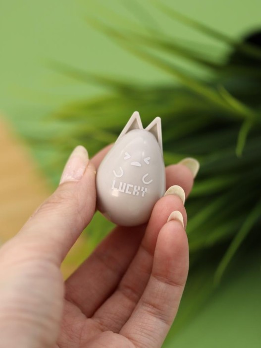 Ручка с магнитной насадкой &quot;Lucky kitten&quot;, grey 