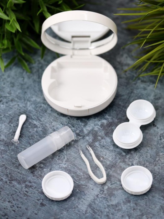 Контейнер для линз «Shine», orange 