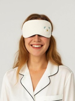 Маска для сна гелевая "Soft sleep", white