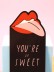Подставка под телефон/планшет «Lips» 