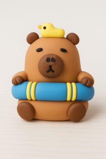 Ластик &quot;Swimming saves&quot;, brown
