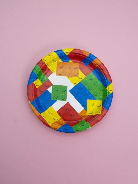 Набор бумажных тарелок 8 шт. &quot;Lego&quot; (180 мм) 