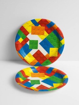 Набор бумажных тарелок 8 шт. "Lego" (180 мм)