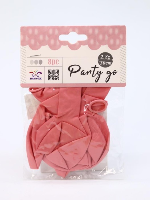 Набор воздушных шаров 8 шт. &quot;Monochrome magic&quot;, light pink (30 см) 