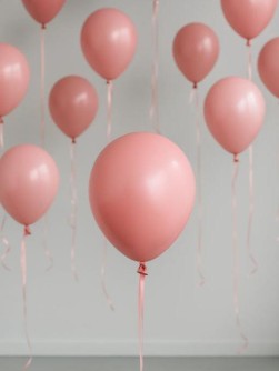 Набор воздушных шаров 8 шт. "Monochrome magic", light pink (30 см)