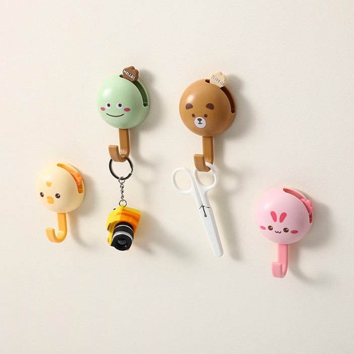 Крючок на липучке «Hello duck», yellow 