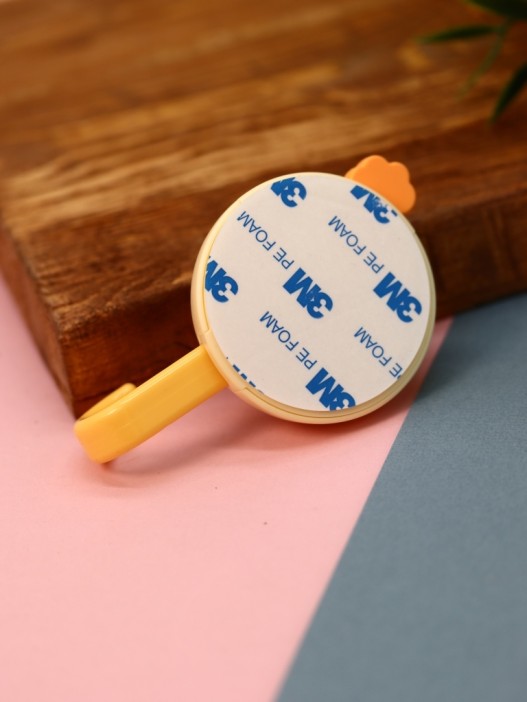 Крючок на липучке «Hello duck», yellow 