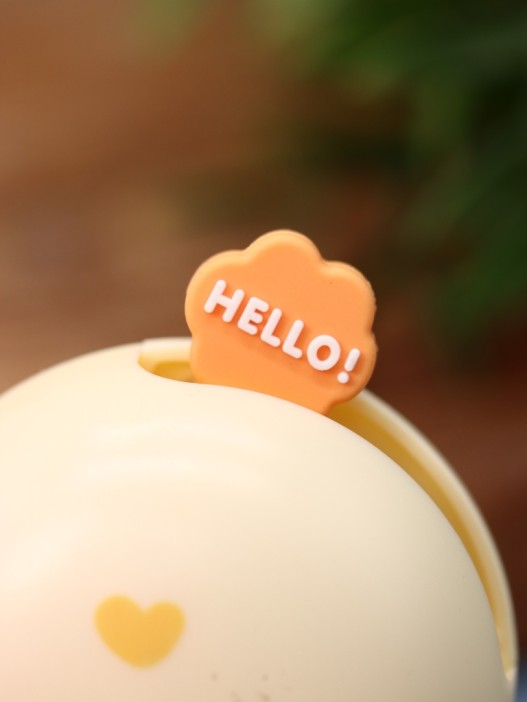 Крючок на липучке «Hello duck», yellow 