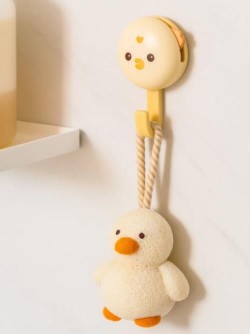 Крючок на липучке «Hello duck», yellow