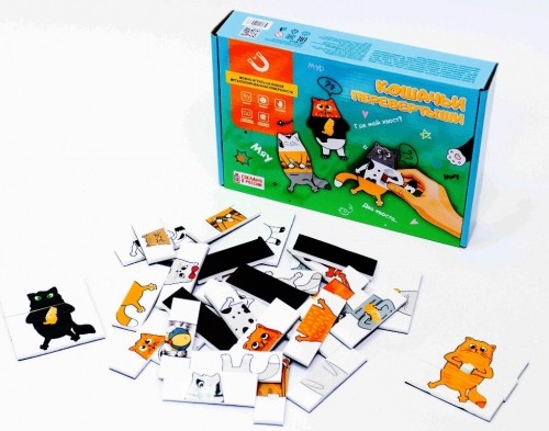 Магнитный набор &quot;Кошачьи перевертыши&quot; 