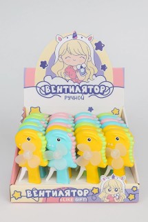 Портативный механический ручной вентилятор «Dinosaur», mix, шоу-бокс 24 шт.