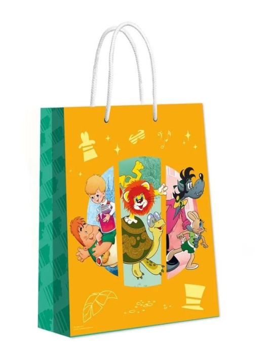 Пакет подарочный XL 31.5*38*15.5см &quot;Союзмультфильм. Доставка тортиков&quot; 