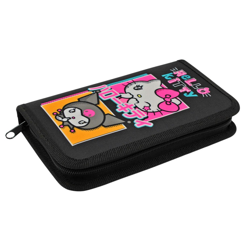 Пенал корпусный "Hello Kitty&amp;friends", полиэстер 210ден (19х11см)
