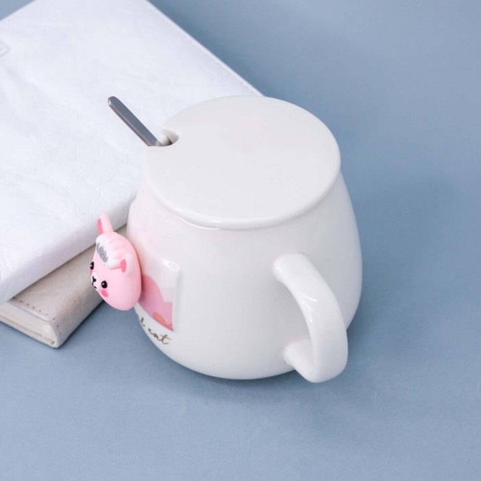 Кружка "Ledge face, rabbit" (420ml) 