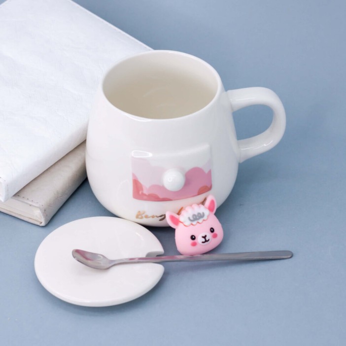 Кружка "Ledge face, rabbit" (420ml) 