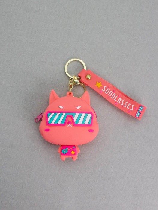 Брелок-кошелёк &quot;Fashion eyewear&quot;, pink  (9.2*7.7 см) 