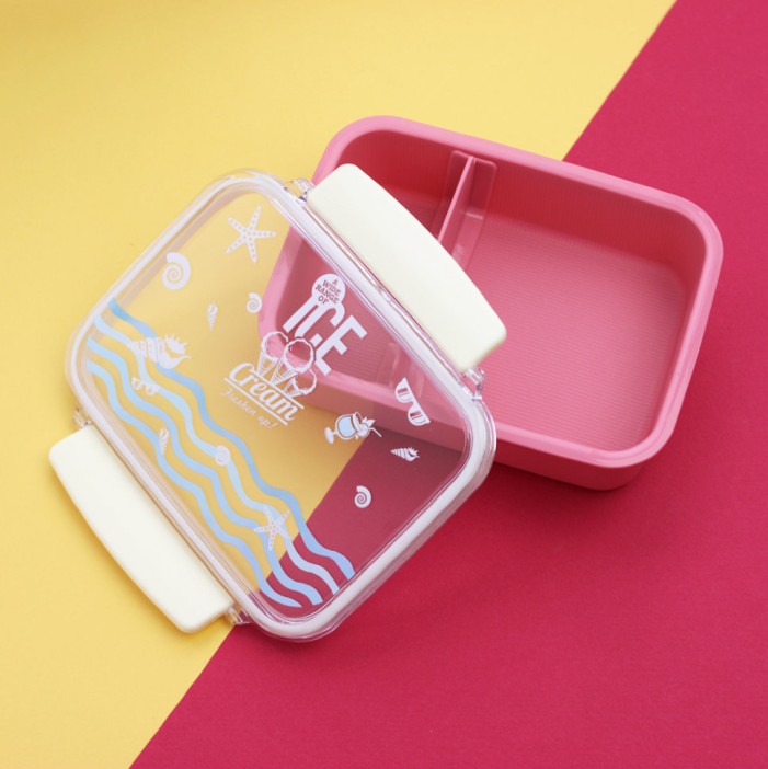 Ланчбокс "Море" красный 