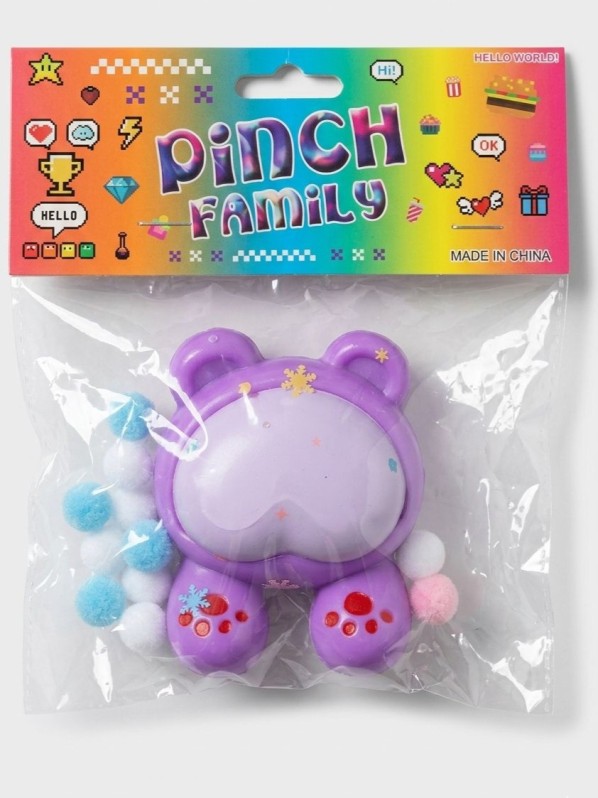 Мялка-антистресс "Soft butt", pink (13*15*3 см) 