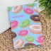 Блокнот (A5) &quot;Many donuts&quot;, blue (14.5*21) 