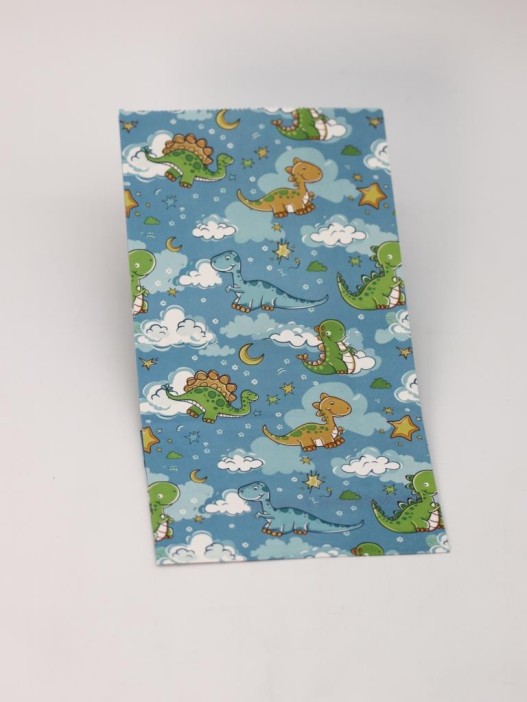 Набор подарочных пакетов+наклейки (6 шт.) &quot;Dinosaur party&quot;, 24*13*8 