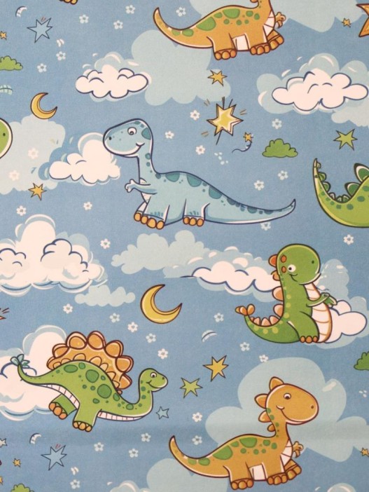 Набор подарочных пакетов+наклейки (6 шт.) &quot;Dinosaur party&quot;, 24*13*8 