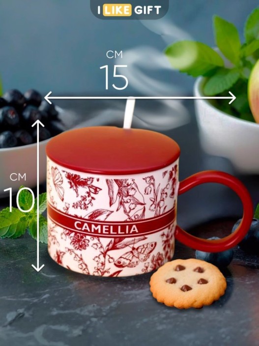 Кружка «Camelia», red (380 ml) 