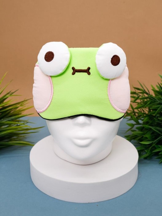 Маска для сна гелевая "Head frog", green 