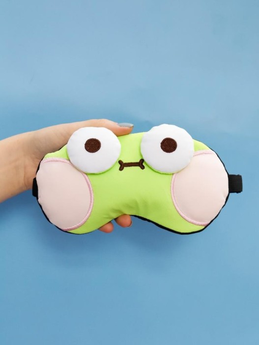 Маска для сна гелевая "Head frog", green 