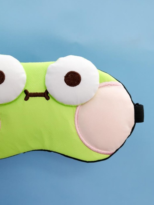 Маска для сна гелевая "Head frog", green 