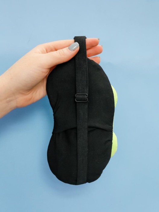 Маска для сна гелевая "Head frog", green 