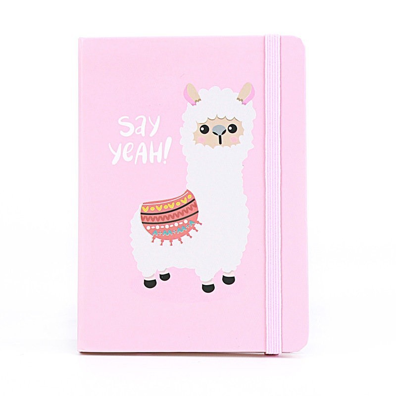 Блокнот(A5) "Lama Say YEAH!", pink