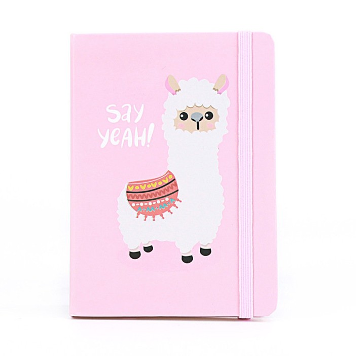 Блокнот(A5) &quot;Lama Say YEAH!&quot;, pink 