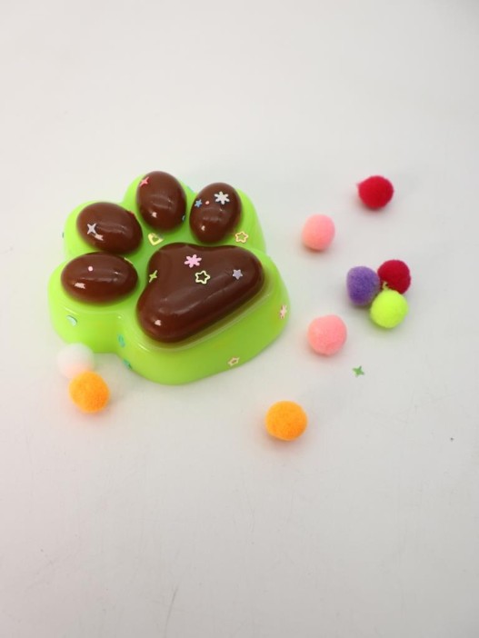 Мялка - антистресс «Нежная Таба ЛАПКА», коричневая 