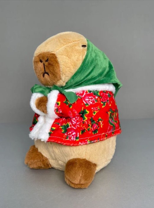Мягкая игрушка "Capybara coat", 20 см 