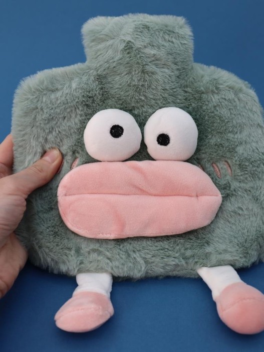 Грелка плюшевая &quot;Weirdos&quot;, green, 1000 мл (20*20 см) 