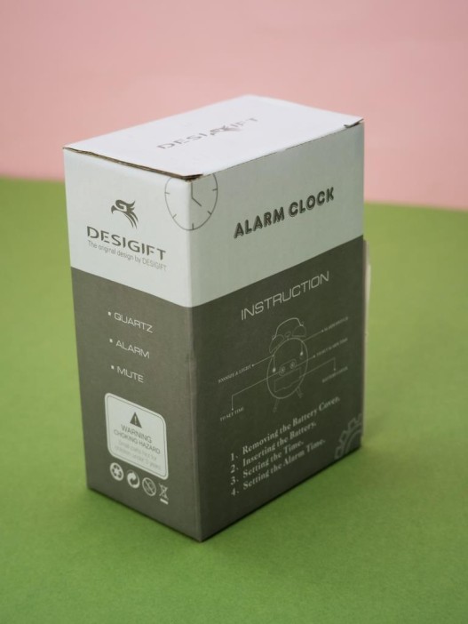 Часы-будильник «Happy unicorn», pink metalic (5,6х8,9 см) 