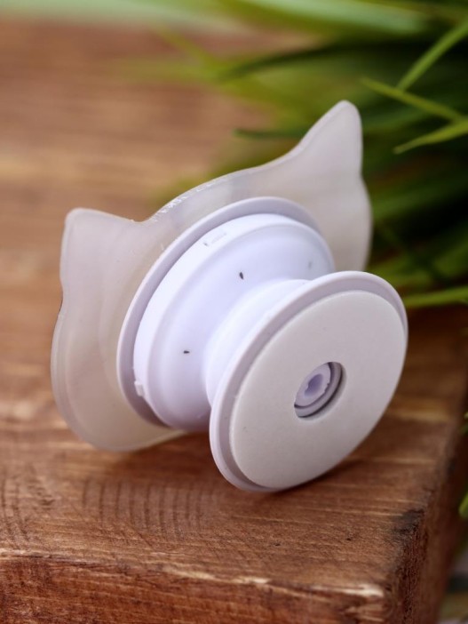 Попсокет iLikeGift "Beautiful cat", white 