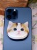 Попсокет iLikeGift "Красивый кот", белый
