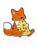 Значок металлический iLikeGift &quot;Gourmet fox&quot; 