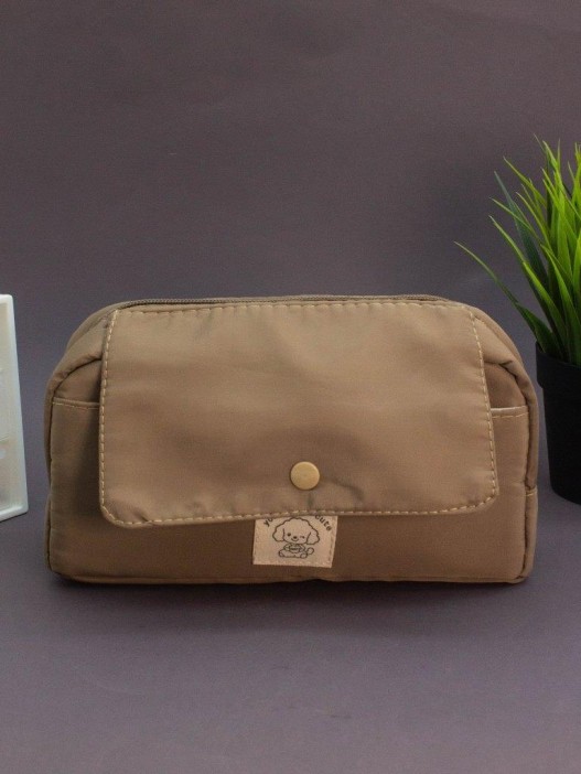Пенал - косметичка &quot;You are so cute&quot;, brown (12*21*6,5 см) 