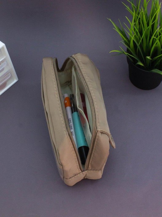 Пенал - косметичка &quot;You are so cute&quot;, brown (12*21*6,5 см) 