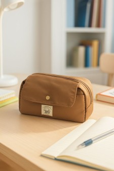 Пенал - косметичка "You are so cute", brown (12*21*6,5 см)