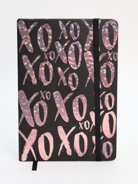 Блокнот (А5) &quot;XO metallic&quot;, black (14.5*21) 