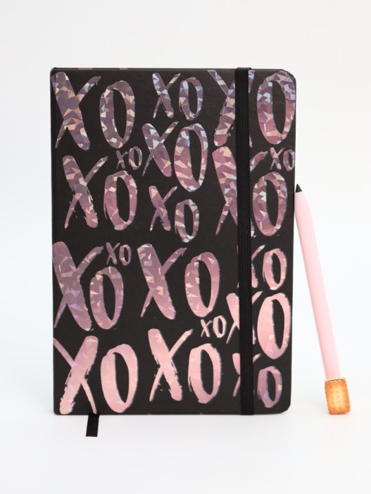 Блокнот (А5) &quot;XO metallic&quot;, black (14.5*21) 